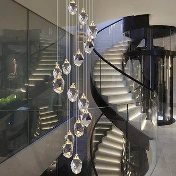 El lujo moderno de cristal colgante de las luces de la sala de estar / comedor dormitorio interior accesorios de iluminación de la isla de la cocina LED lámparas colgantes
