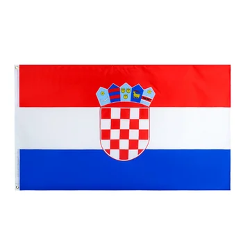 90*150cm Croacia Bandera Republika Hrvatska bandera de EUROPA de la UE BANNER NUEVO Colgante de la moda de la Decoración del Hogar