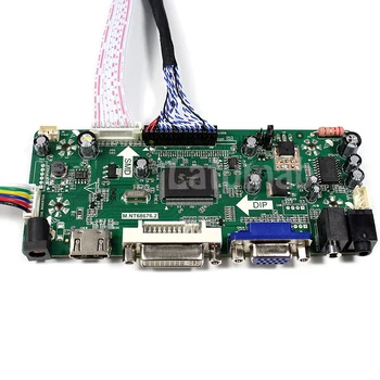 HDMI+DVI+VGA LCD de la Placa Controladora+Adaptador de Alimentación Kit para 1920X1200 LM240WU2-SLB2