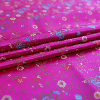 2020 caliente de brocado raso tejido jacquard confección de telas de alta calidad DIY ropa material para coser el cheongsam y kimono