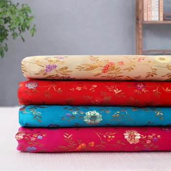 2020 caliente de brocado raso tejido jacquard confección de telas de alta calidad DIY ropa material para coser el cheongsam y kimono