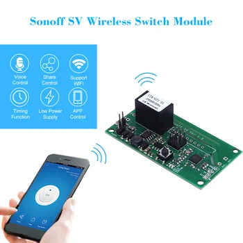 Sonoff SV ITEAD Segura de la Tensión de conexión WiFi Módulo de Interruptor para Apoyar el Desarrollo Secundario de Temporización IOS/Android APP de Control del Hogar Inteligente
