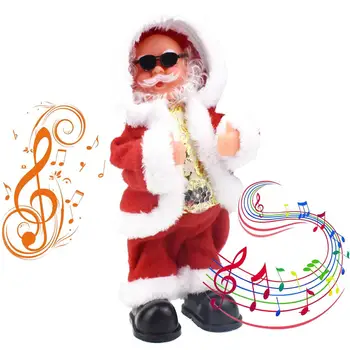 2021 Año Nuevo los Juguetes de los Niños con la Música de la Decoración de los Regalos de Santa Claus Va a Girar Su Sombrero de Navidad Decoraciones para el Hogar Navidad
