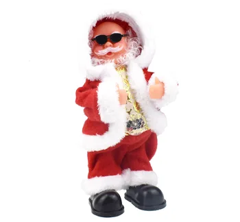 2021 Año Nuevo los Juguetes de los Niños con la Música de la Decoración de los Regalos de Santa Claus Va a Girar Su Sombrero de Navidad Decoraciones para el Hogar Navidad