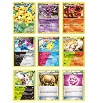 324pcs tarjetas Pokemon del Sol y la Luna XY Evoluciones de Refuerzo de la Caja de Colección de Cartas coleccionables del Juego
