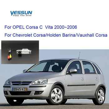 Estacionamiento del coche Cámara de visión trasera Para OPEL Corsa C Vita 2000 A 2006 Chevrolet Corsa Holden Barina Vauxhall Corsa de aparcamiento trasero, cámara de