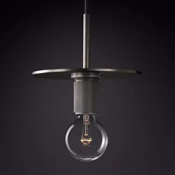 América RH de la Lámpara de Edison LED E27 Led lámpara de Araña Colgando de Iluminación de la lámpara de Metal Cristal Led Droplight Retro de la Lámpara de la Suspensión