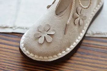 2019 otoño nuevo mori literaria retro plano individual zapatos Japonés de gamuza salvaje casual zapatos clásicos de zapatos de mujer