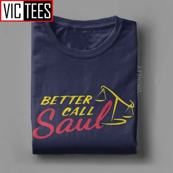 Better Call Saul Camiseta para los Hombres el 100 por Ciento de Algodón de la Novedad de la Camiseta de Goodman Drama Legal de la Serie de Tv de Mayoreo