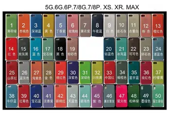50PCS/lote de Silicona Caso Para Phone12 pro 11 11pro 11 promax XR X XS Max Caso Para Apple iPhone 7 8 Además de la caja del Teléfono con el Embalaje de la