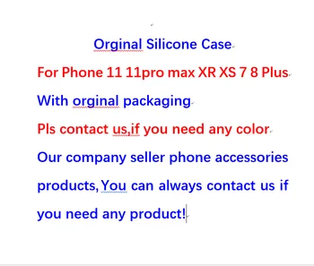 50PCS/lote de Silicona Caso Para Phone12 pro 11 11pro 11 promax XR X XS Max Caso Para Apple iPhone 7 8 Además de la caja del Teléfono con el Embalaje de la