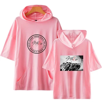 Callejeros niños Sudaderas con capucha de Manga Corta de Verano camiseta Oversize de Ropa de Moda de Verano de las Mujeres/hombres de Hip Hop Jersey Ropa