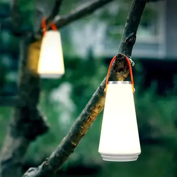 Creativo Precioso Portátil LED de conexión Inalámbrica a Casa la Noche de la Luz de la Lámpara de Mesa Recargable USB Toque el Interruptor para Acampar al aire libre Luz de Emergencia