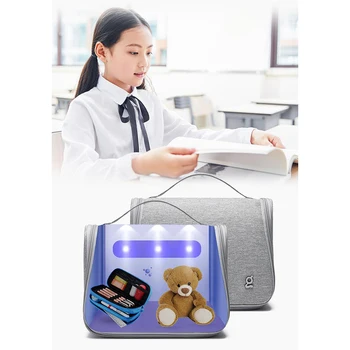 Portátil de rayos UV de la Luz LED de maletín USB Multi-propósito Desinfectar Bolsa de Teléfono Celular de la Caja de Viaje Esterilizador UV Bolsa de Desinfección Cuadro
