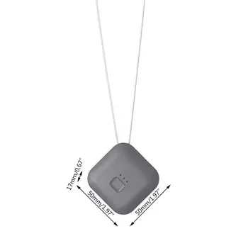 Nuevo Purificador de Aire USB Portátil Personal Portátil Collar Negativo Ionizador del Ambientador de Aire del Anión