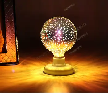 Nueva 3D fireworks bombilla de magia e27 Luz de tungsteno ST64/G95/Diamante/star coloful hotel de la barra de mercado de la Iluminación Decorativa de la tienda