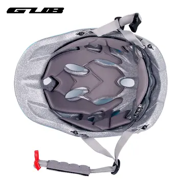 GUB Casco de Bicicleta Integralmente moldeado 18 rejillas de Ventilación de Aire de Bicicleta Tapa de Seguridad W/ Ala Unisex Desgaste de la Ciudad de L 56-60CM Protección de la Cabeza