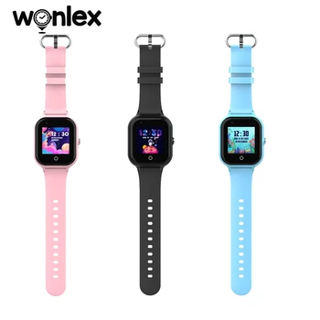 Wonlex KT24 Inteligente Reloj Niño, Reloj de la Cámara Grande de Batería GPS-WIFI Tracker de Toma de Vídeo 4G a los Niños Impermeable Bebé SOS Anti-pérdida de Relojes