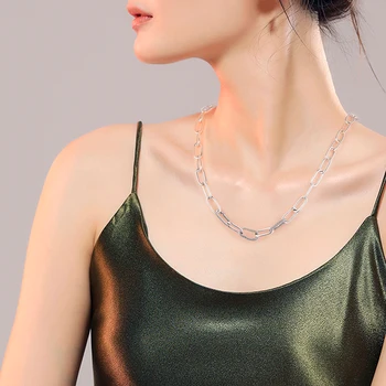 Me Enlace Collar de Gargantilla Collar de la plata esterlina de la joyería de las Mujeres de Joyería de BRICOLAJE se Adapta a mi Colección Cuelga los Encantos del Collar