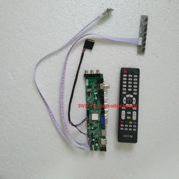 Kit Para B089AW01 V2/B089AW01 V3 DVB-T, DVB-T2 40pin VGA LED HDMI digital de 1024 x 600 WLED de la Señal del controlador de la junta de TV LVDS remoto USB