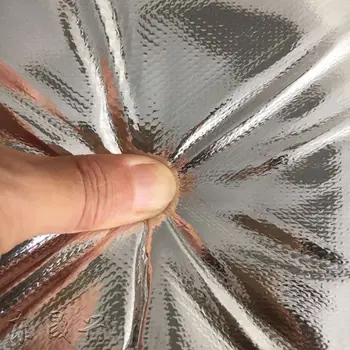 10 mm de Lámina de Aluminio de Fibra de vidrio de Aislamiento de Sonido de Algodón Cubierta de Aislamiento de Algodón de la Manguera de Aislamiento de Sonido de Parada de Absorción de Goma