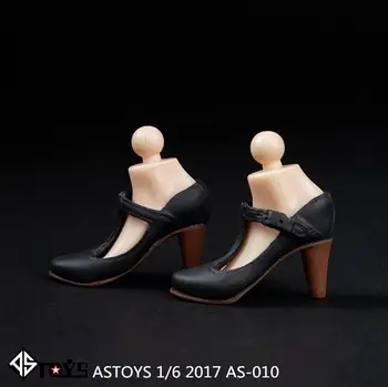 ASTOYS 1/6 de las Mujeres Zapatos de Tacón Rojo Negro Gris de 12 Pulgadas HT Phicen Cuerpo Femenino Figuras