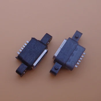 5-100PCS USB 3.1 Type-C 6Pin Femenino SMD DIP Conector Con el Agujero del Tornillo Para DIY Diseño de PCB de Alta Corriente de Carga Rápida