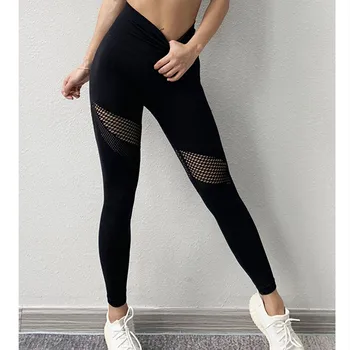 Las mujeres de la Energía Perfecta Barriga de Control de Pantalones de Yoga Elástico Mallas de Gimnasia altura de la Cintura del Deporte Polainas de absorción de Humedad con Pantalones
