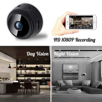 A9 Mini Cámara HD WIFI de la Videocámara de la Cámara 1080P Sensor Micro DVR Deportes de la Cámara de la Pequeña Cámara de Vigilancia de la Cámara Cámara Voyeur