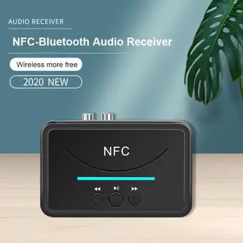 Inalámbrica NFC Bluetooth 5.0 Receptor de 3,5 mm AUX Estéreo de alta fidelidad de Audio Adaptador Dongle Para Altavoces del Automóvil