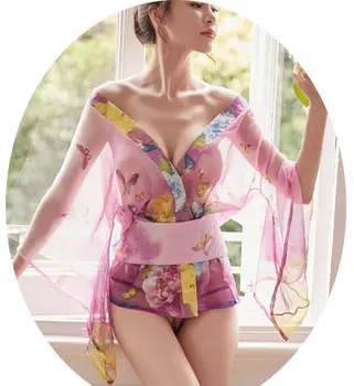 La mujer, Uniforme, Trajes de Juego de Rol de Lencería Sexy Caliente de la Ropa interior Sexy Hermosa Mujer Erótica, Disfraces Cosplay Kimono