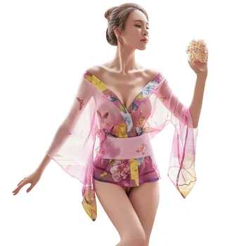 La mujer, Uniforme, Trajes de Juego de Rol de Lencería Sexy Caliente de la Ropa interior Sexy Hermosa Mujer Erótica, Disfraces Cosplay Kimono
