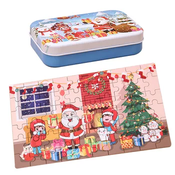 La Navidad De Los Niños De Regalo Puzzle Juguetes Feliz Año Nuevo Feliz Navidad 2020 Juguetes Educativos Para Los Niños Regalo De Navidad Noel Natal Oferta