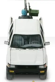 Meng VS-001 escala 1/35 Toyota Hilux Camioneta Pick Up /w ZPU1 cañón Anti-tanque de Mostrar a los Niños de Juguete de Plástico Edificio de la Asamblea Modelo de Kit de
