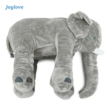 JOYLOVE Elefante de Peluche Almohada del Juguete de la Felpa Cómoda Bebé Almohada Para Bebé Suave para Dormir Cojín de Espalda Adorable Elefante Almohada