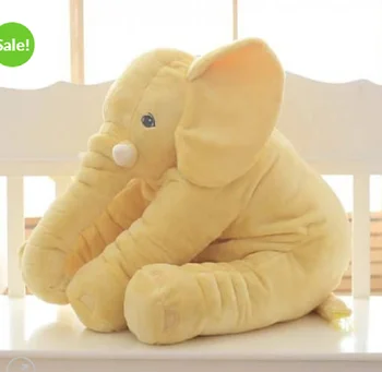 JOYLOVE Elefante de Peluche Almohada del Juguete de la Felpa Cómoda Bebé Almohada Para Bebé Suave para Dormir Cojín de Espalda Adorable Elefante Almohada