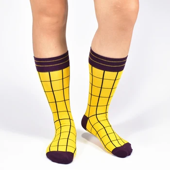 2020 hombres calcetines de diseño más reciente de algodón peinado clásico de la tela escocesa de banquetes negocio del entretenimiento de happy socks