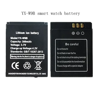 OCTelect YX-W9B de la batería del reloj la batería del teléfono 380 mAh para dz09 reloj inteligente de la batería
