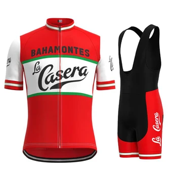 2020 La Casera de la competencia del equipo pro hombre ciclismo Jersey conjunto de manga corta de triatlón de la motocicleta jersey traje maillot ciclismo hombre
