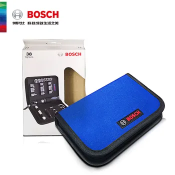 Bosch 38 pieza de Destornillador Bits Socket Set Suave de la Caja Portátil de Accesorios de herramientas eléctricas de Mano Conjunto de herramientas de