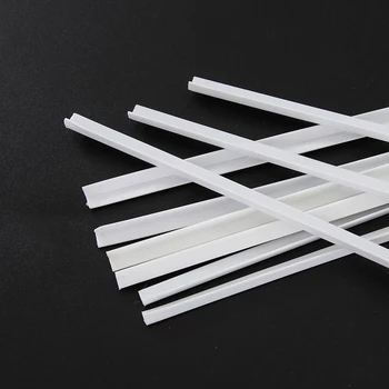 En Forma de L Elemento Plástico ABS Tubo JYG-2.0 50cm de Longitud de Plástico ABS Modelo de Construcción de obras de Arquitectura 100pcs