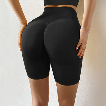 SVOKOR pantalones de Yoga de las Mujeres Ropa de Gimnasio Tramo Perfecta Cortos de Gimnasio de Entrenamiento de Running Shorts de Empuje hacia Arriba de la Cintura Alta pantalones Cortos Deportivos