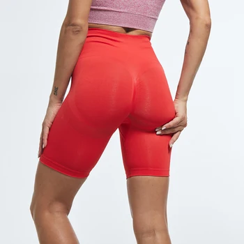 SVOKOR pantalones de Yoga de las Mujeres Ropa de Gimnasio Tramo Perfecta Cortos de Gimnasio de Entrenamiento de Running Shorts de Empuje hacia Arriba de la Cintura Alta pantalones Cortos Deportivos
