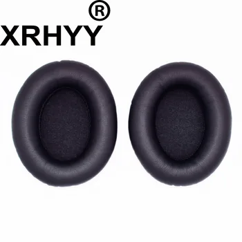 XRHYY Negro Reemplazo de la parte Superior de la Diadema de Almohadillas de Oreja Cojín Conjunto Para Mpow 059 Bluetooth Auriculares Sobre Oreja +rotación Libre del Cable de Clip