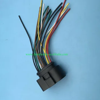 3C0973737 14-Pin LED lámpara de luz cable de enchufe de la automoción impermeable conector hembra de 1,5/2.8 Cableado de la Vivienda de los Faros de Xenón de Enchufe