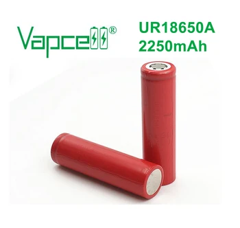 Auténtico original 18650 batería de 2200mah / 2250mah 18650 ( UR18650A ) 3.7 V li-ion batería rechargeablle baterías de envío gratis