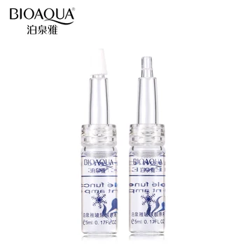 BIOAQUA 10pcs/lot Hidratante con Vitaminas, Ácido Hialurónico Suero Facial Cuidado de la Piel Anti-Arrugas Anti-Envejecimiento de Colágeno Esencia Líquida