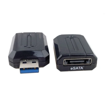 USB 3.0 para Power Over eSATA DC5V Adaptador USB2.0 para HDD/SSD/IMPAR eSATAp Converter