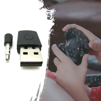 Bluetooth USB Dongle Inalámbrico de Auriculares y el Adaptador de MICRÓFONO Para PS4 Controlador Adaptador USB Transmisor Para PS4 Playstation 4.0 Auriculares