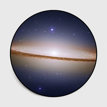 3D Cielo Estrellado Impreso alrededor de la Alfombra Niños Juego de Alfombras de Área Galaxy Dormitorio Imprudente Silla de la Computadora Mesa de Té de Decoración para el Hogar alfombras de Piso